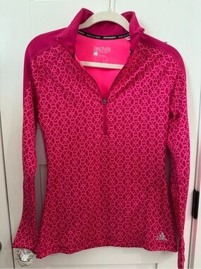 Adidas Techfit Climawarm Quarter Zip Pullover size S